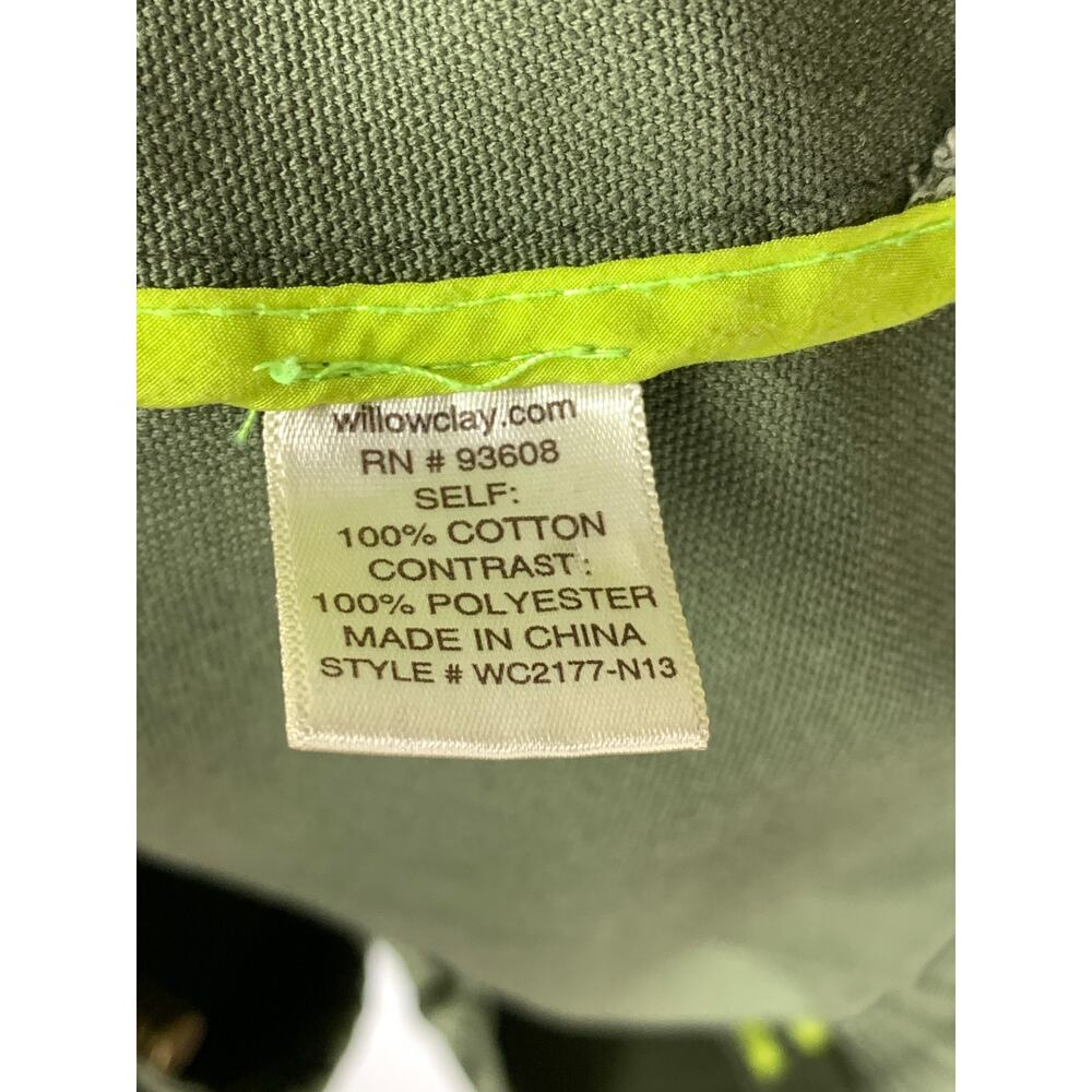 Willow & Clay Green Utility Military Anorak Jacket Size L  Funnel Neck - Picture 6 of 7